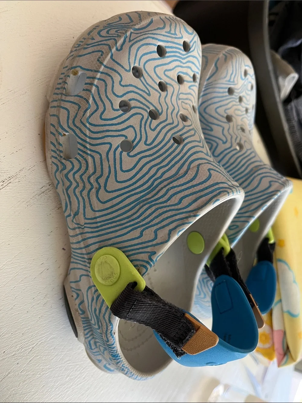Crocs Kids Topographic Blue Size J 3